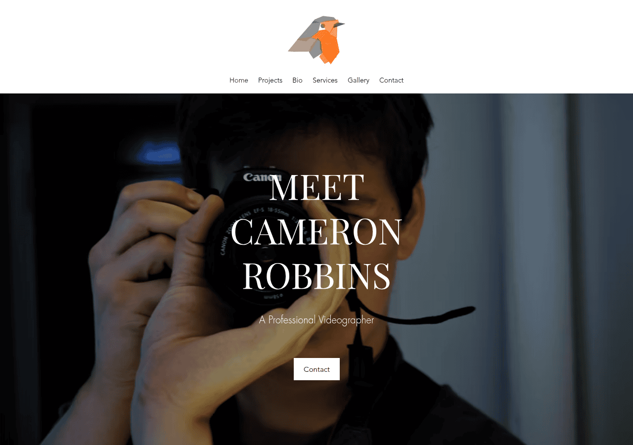 Screenshot of robbinsfilms.com