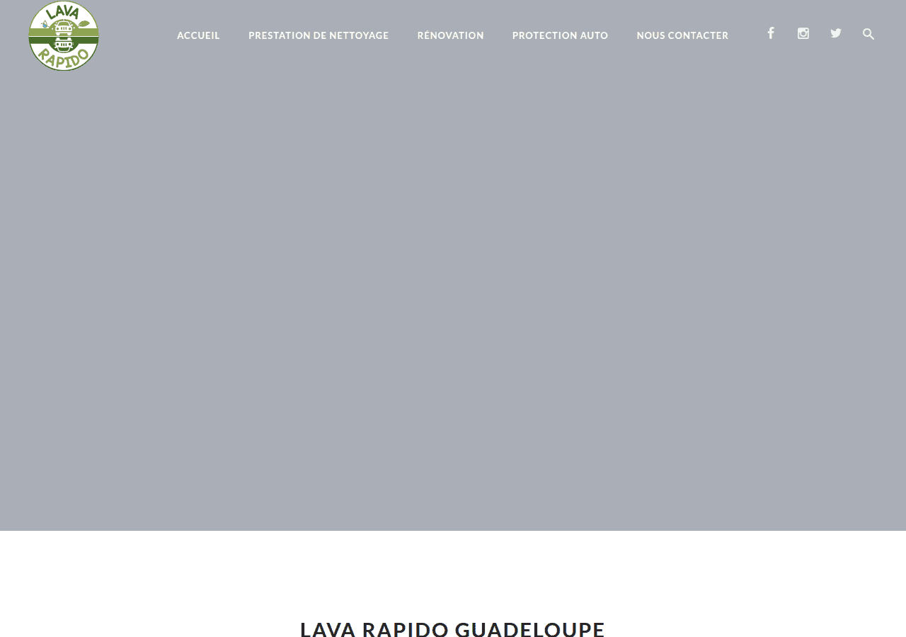 Screenshot of lavarapido.fr