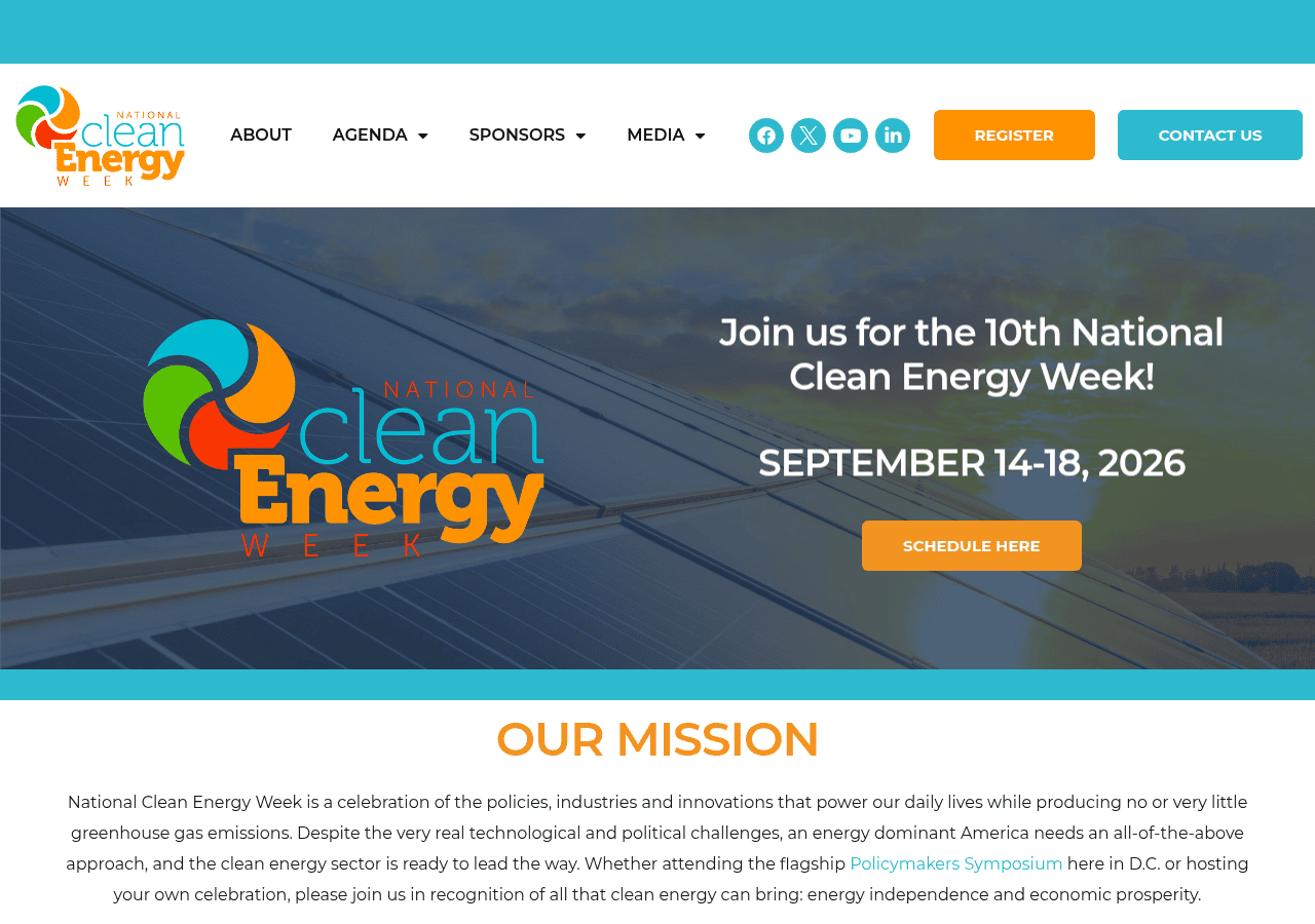 Screenshot of nationalcleanenergyweek.org