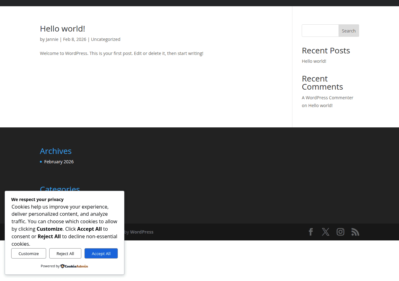 Screenshot of jvtek.co.za