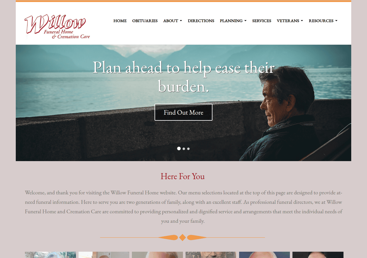 Screenshot of willowfh.com