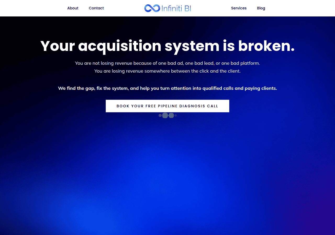 Screenshot of infinitibi.com