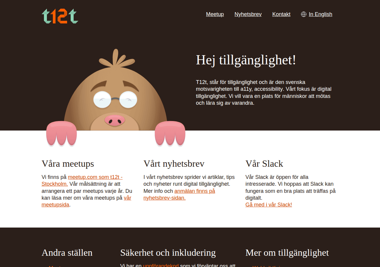 Screenshot of t12t.se