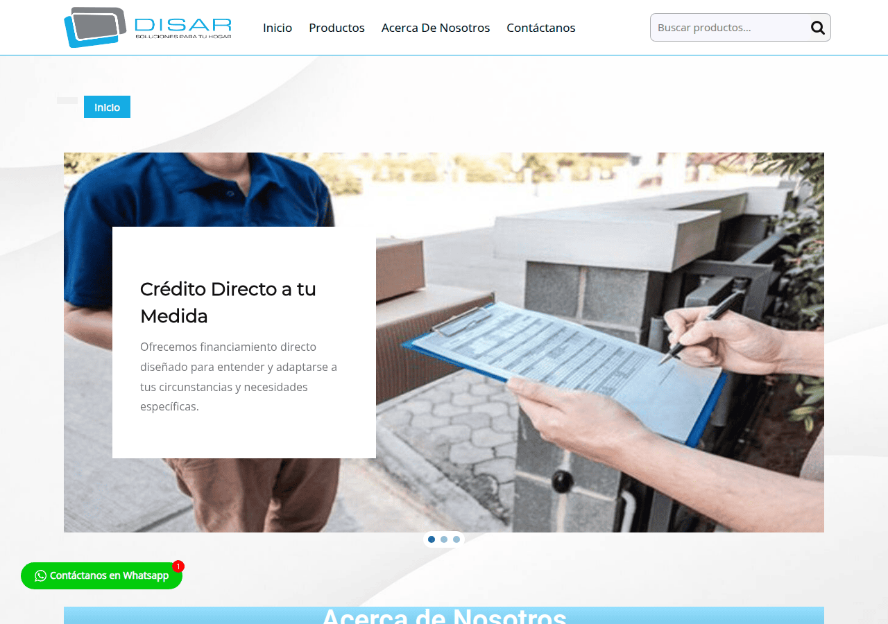 Screenshot of disar-ec.com