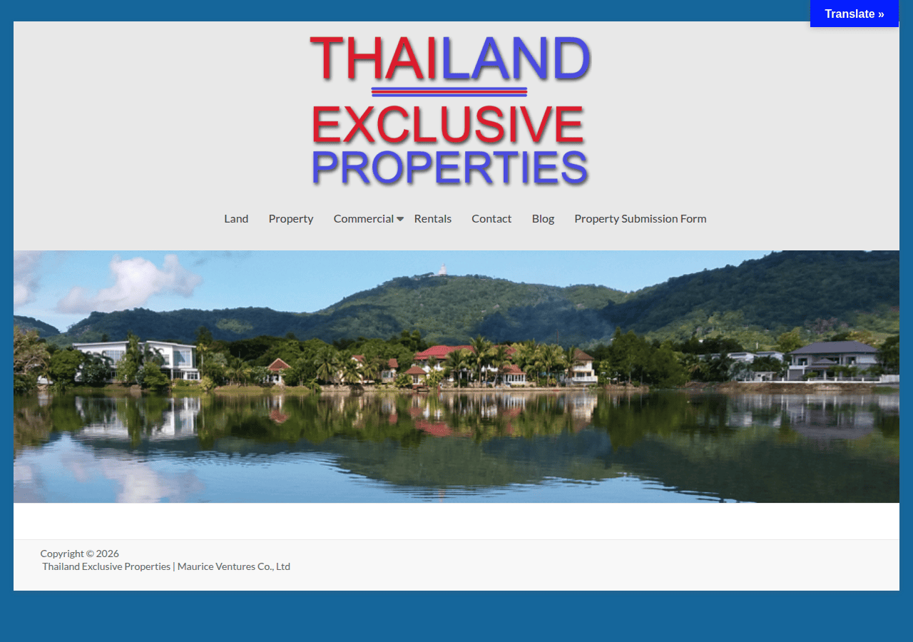 Screenshot of thailandexclusiveproperties.com