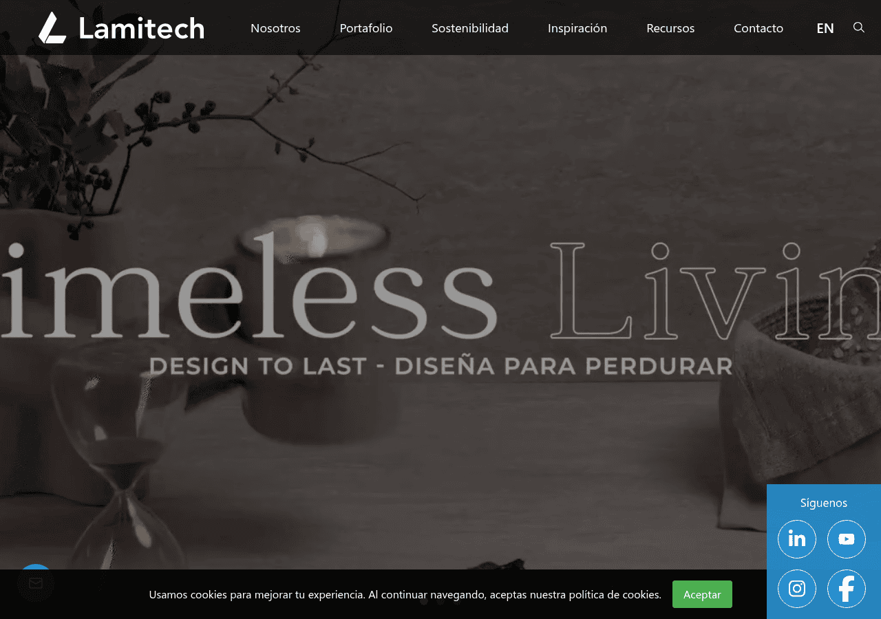 Screenshot of lamitech.eu