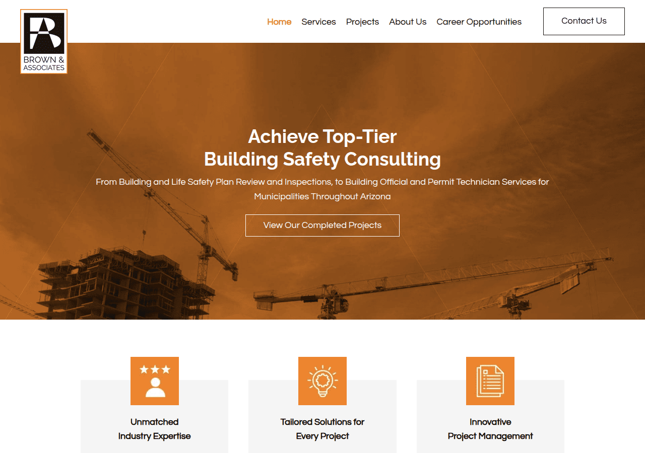 Screenshot of planreviewandinspections.com
