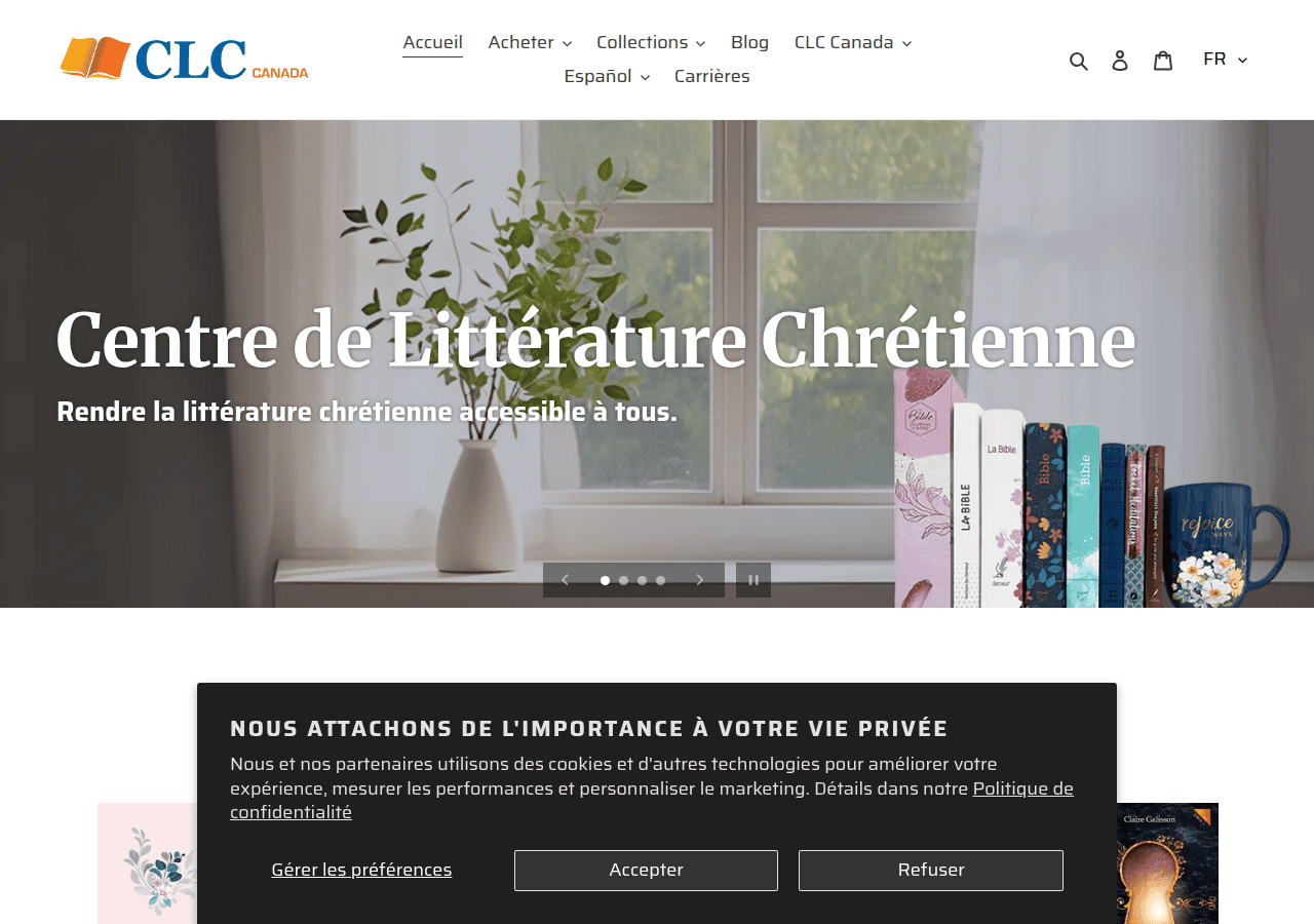 Screenshot of clccanada.com