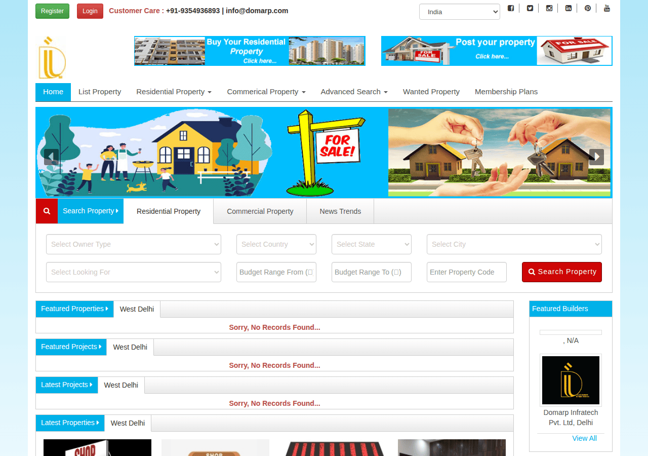 Screenshot of domarp.com