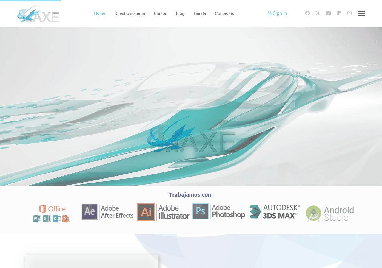 Screenshot of imaxehost.com