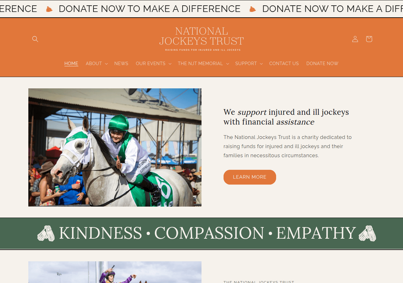 Screenshot of njt.org.au