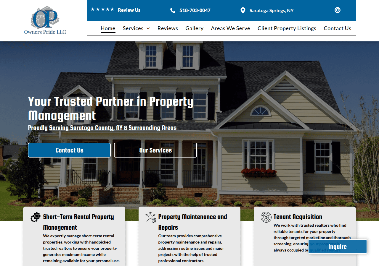 Screenshot of ownerspridellc.com