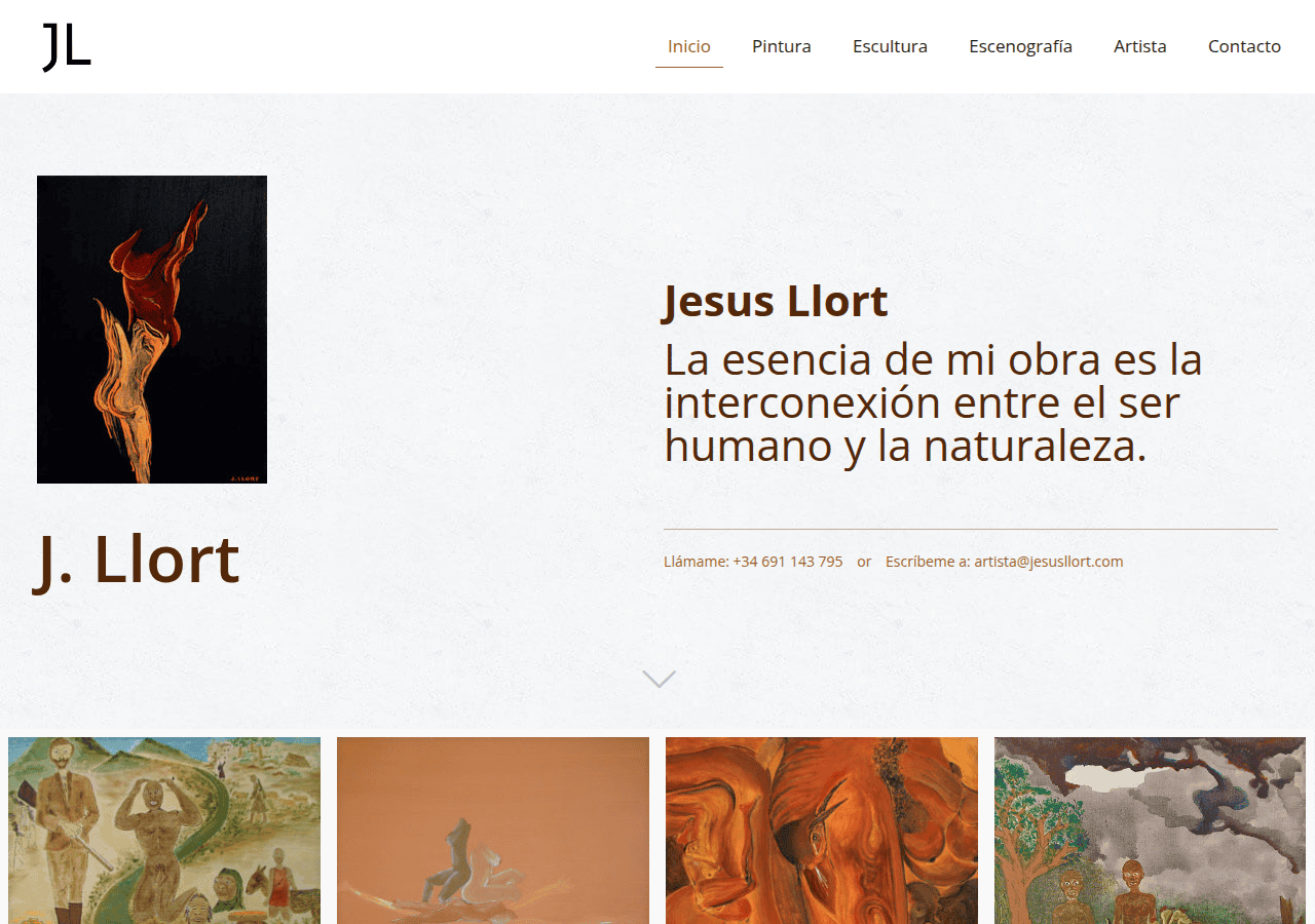 Screenshot of jesusllort.com