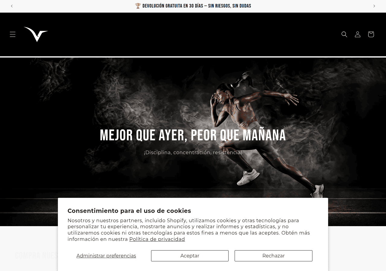 Screenshot of getvelocity.es