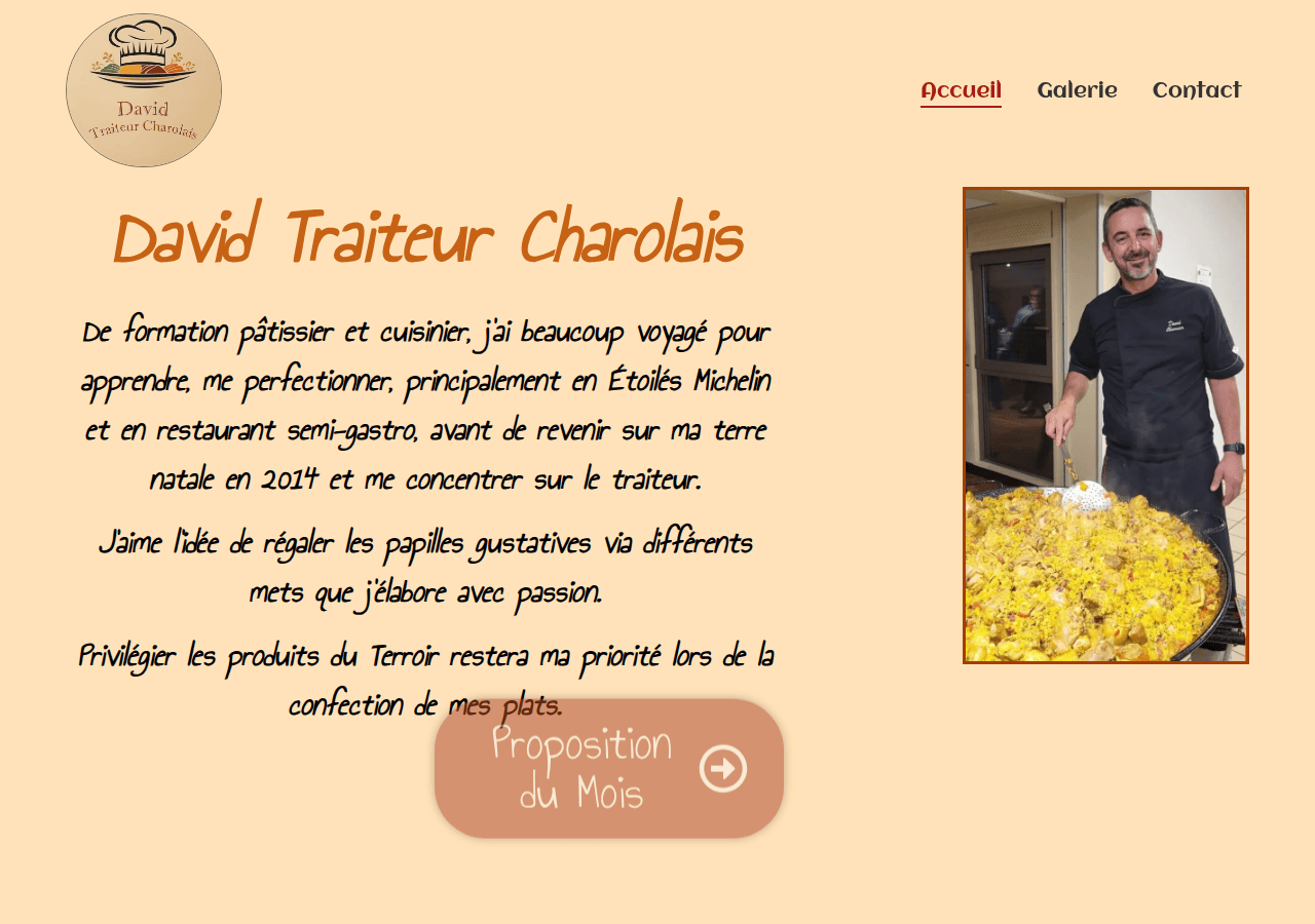 Screenshot of david-traiteurcharolais.fr