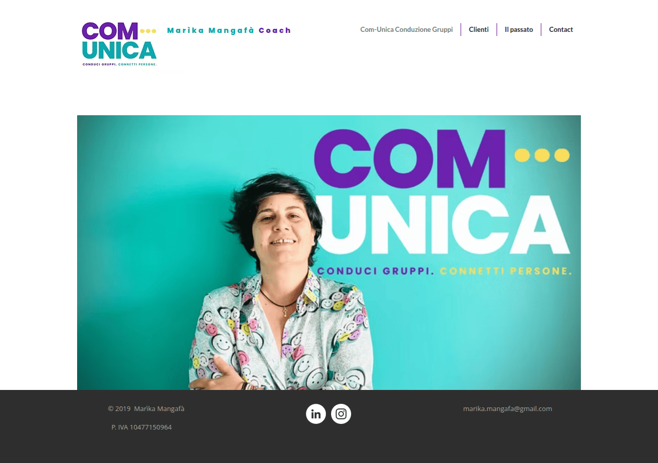 Screenshot of com-unica.it