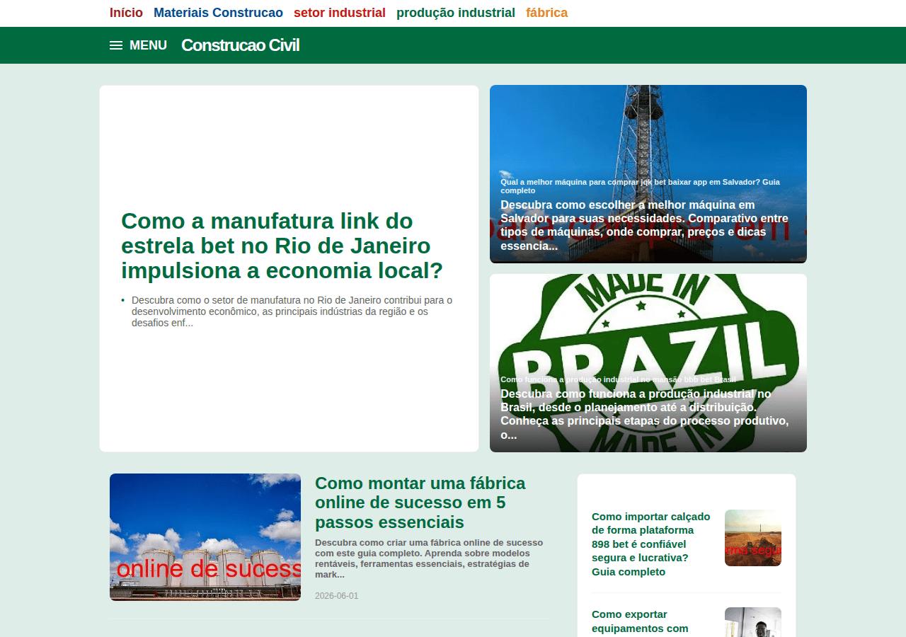 Screenshot of construcaocivilya.com