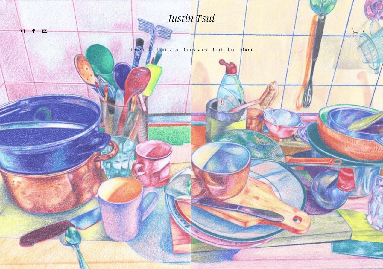 Screenshot of justin-tsui.com