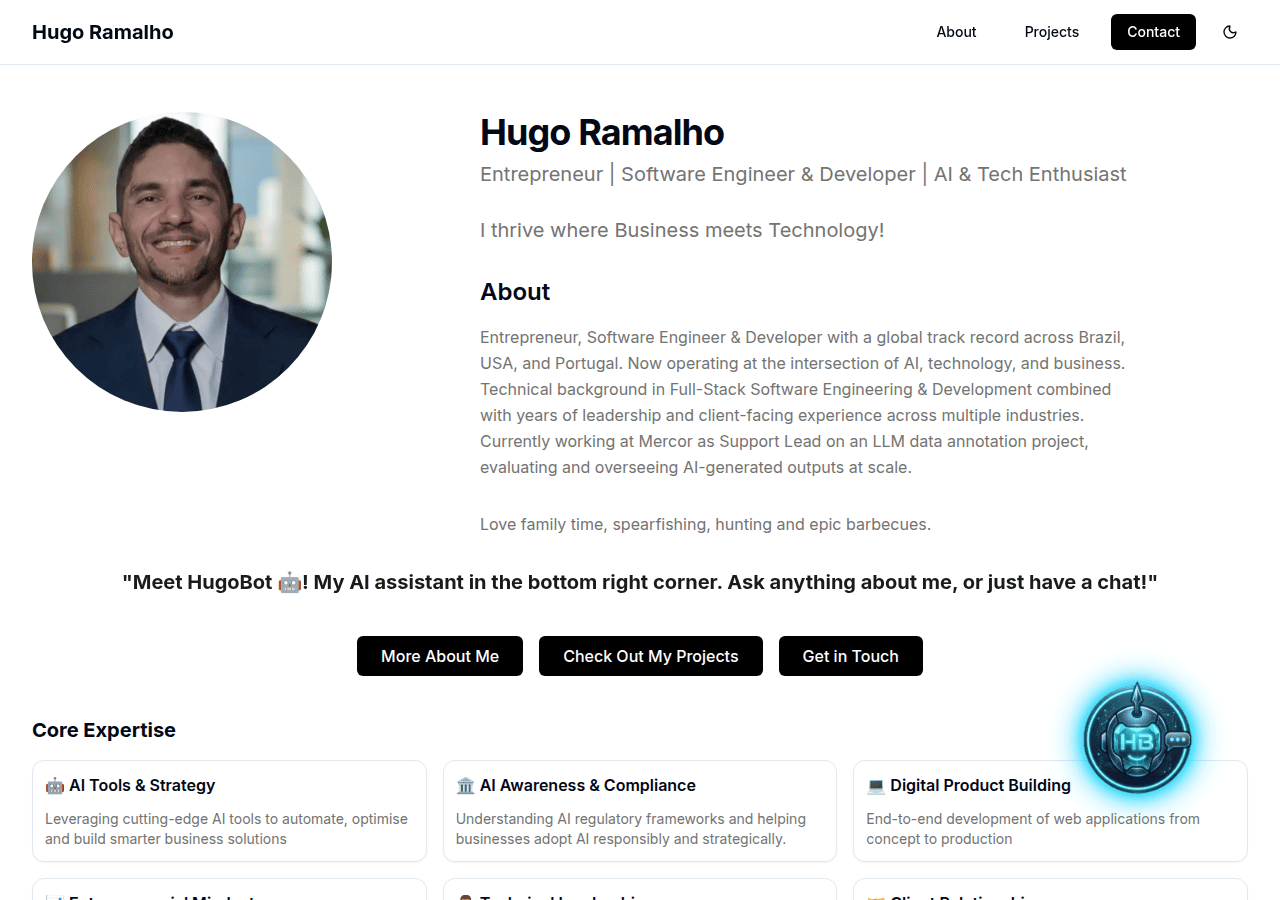 Screenshot of hugoramalho.com
