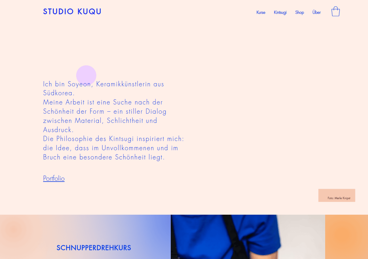 Screenshot of studiokuqu.com