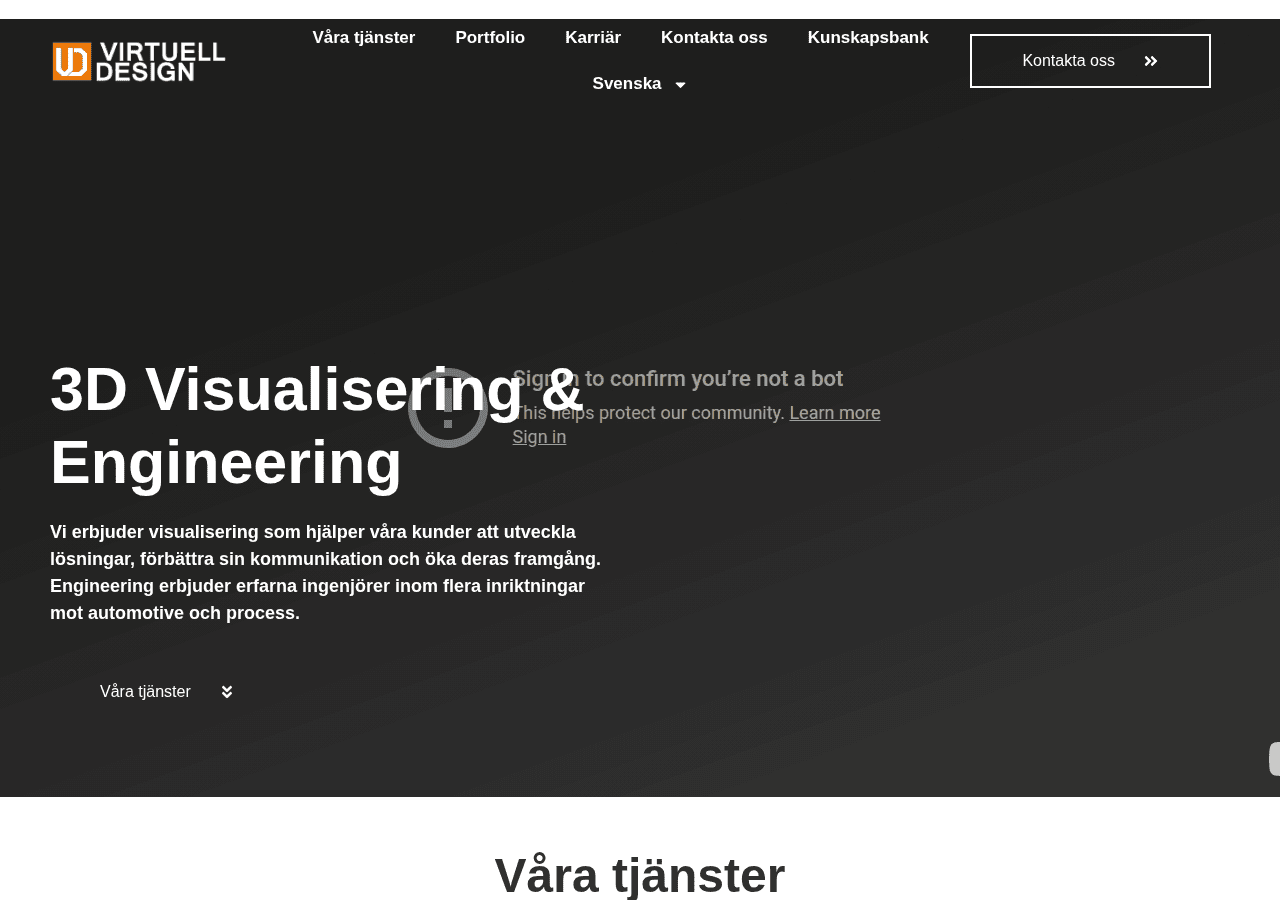 Screenshot of virtuelldesign.se