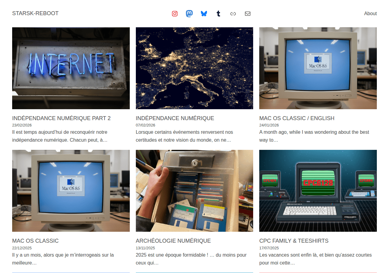 Screenshot of starsk-reboot.fr