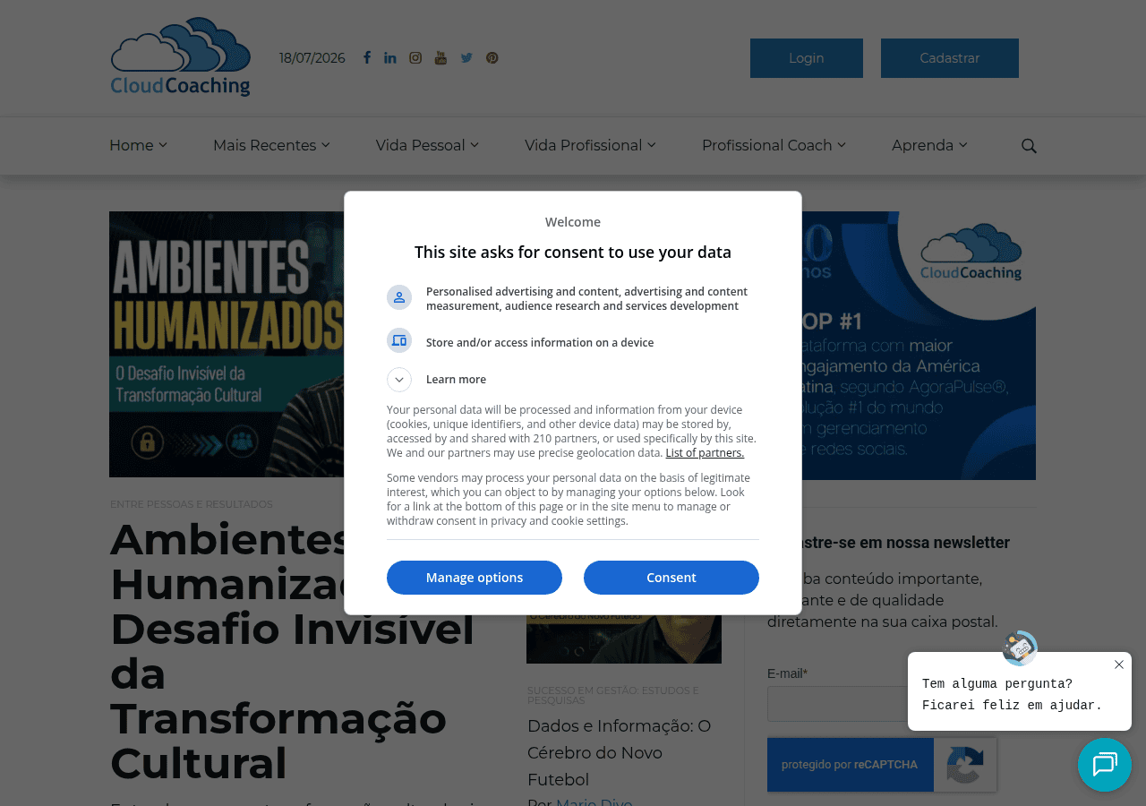 Screenshot of cloudcoaching.com.br