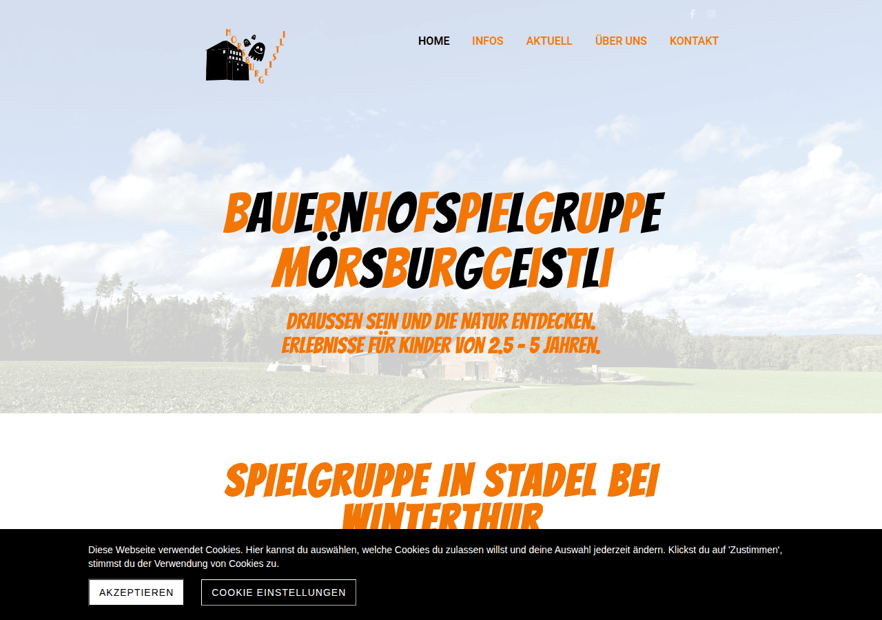 Screenshot of moersburggeistli.ch