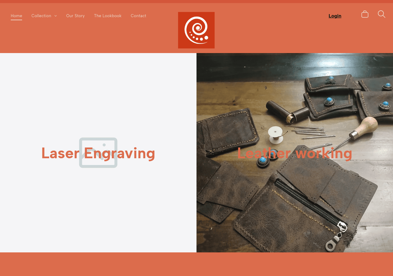 Screenshot of coralleather.org