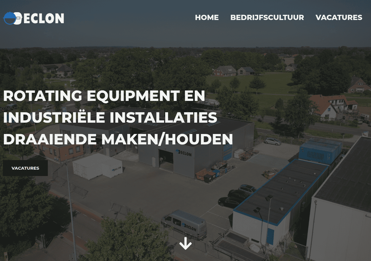 Screenshot of werkenbijeclon.eu