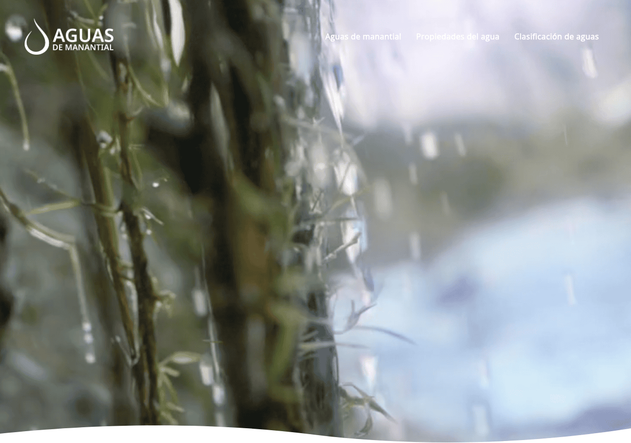 Screenshot of aguasdemanantial.com