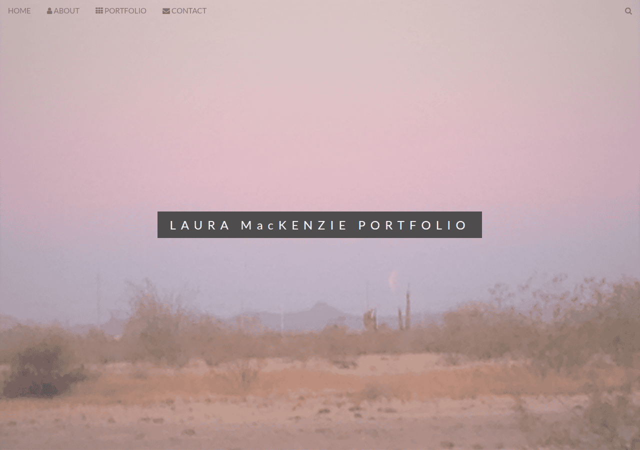 Screenshot of mackenziel.com