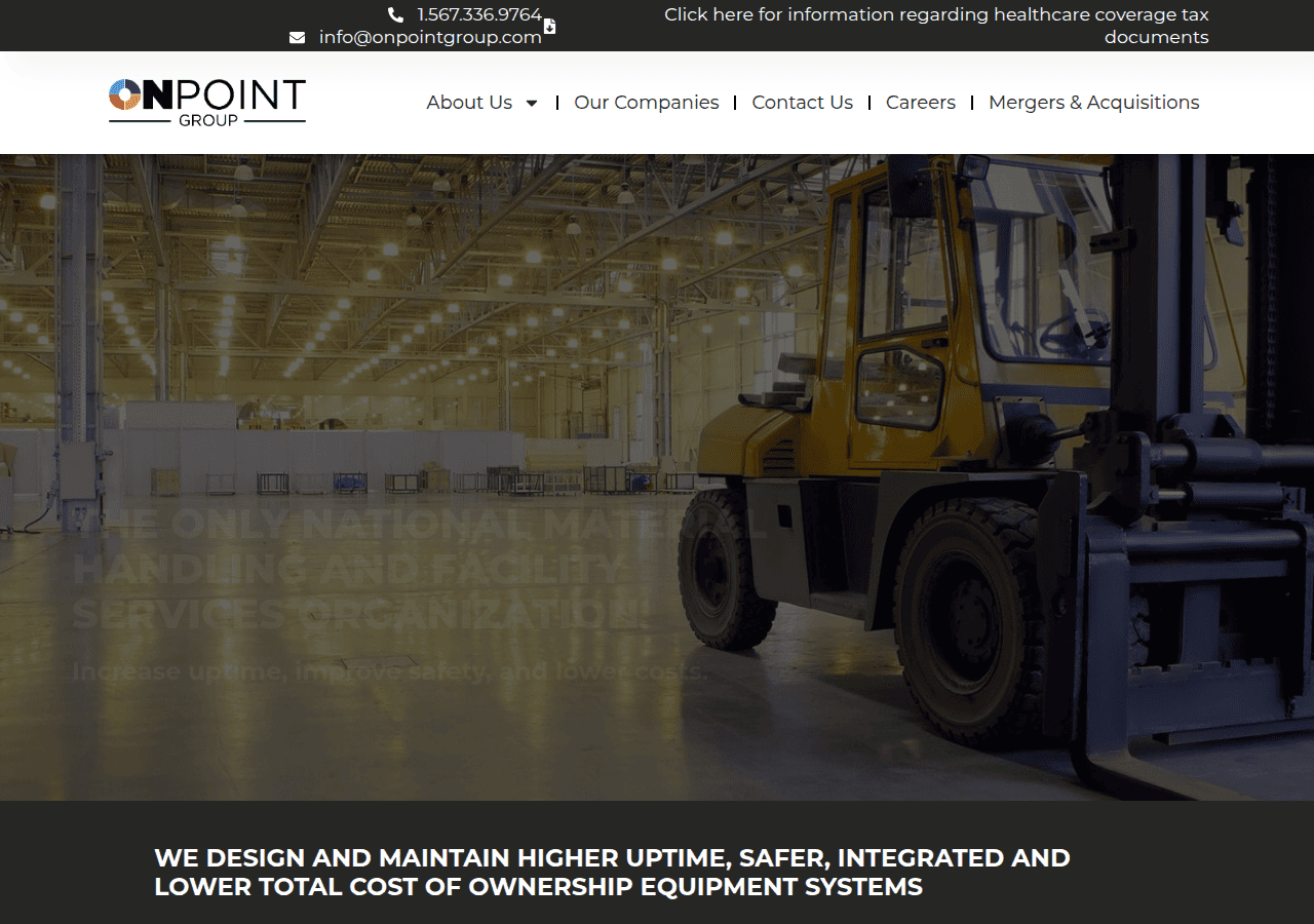 Screenshot of onpointgroup.com