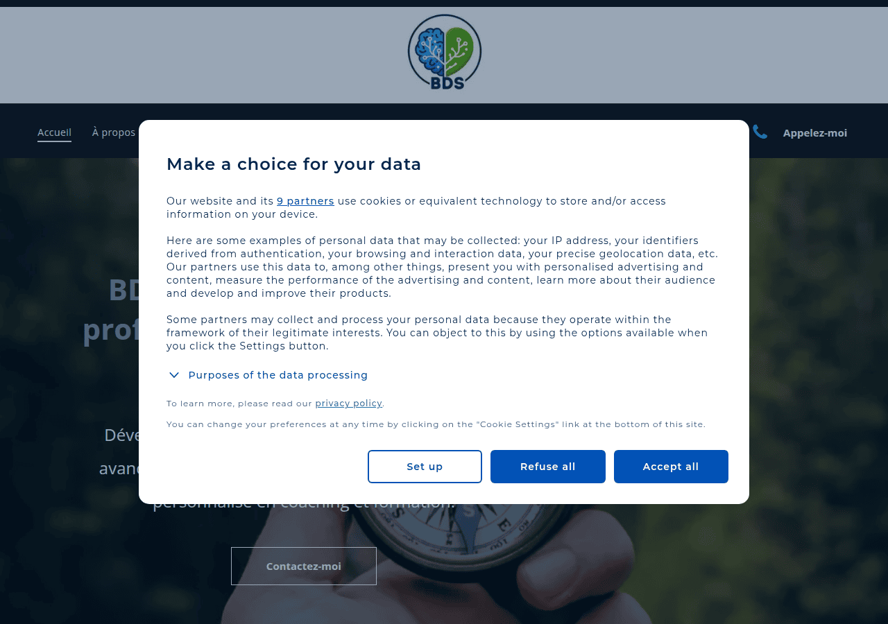 Screenshot of bdscoaching.fr