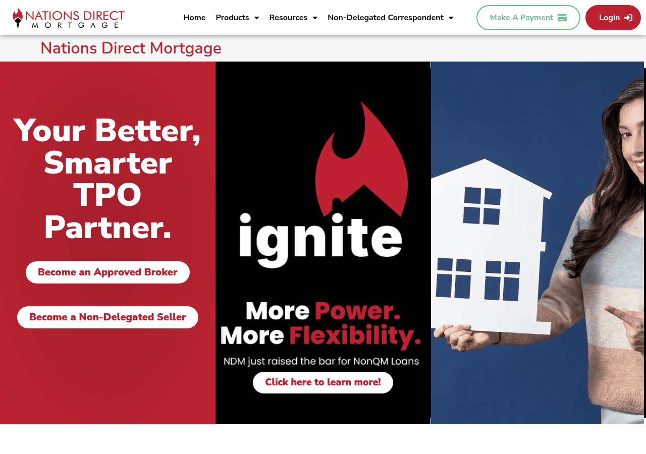 Screenshot of myndm.com