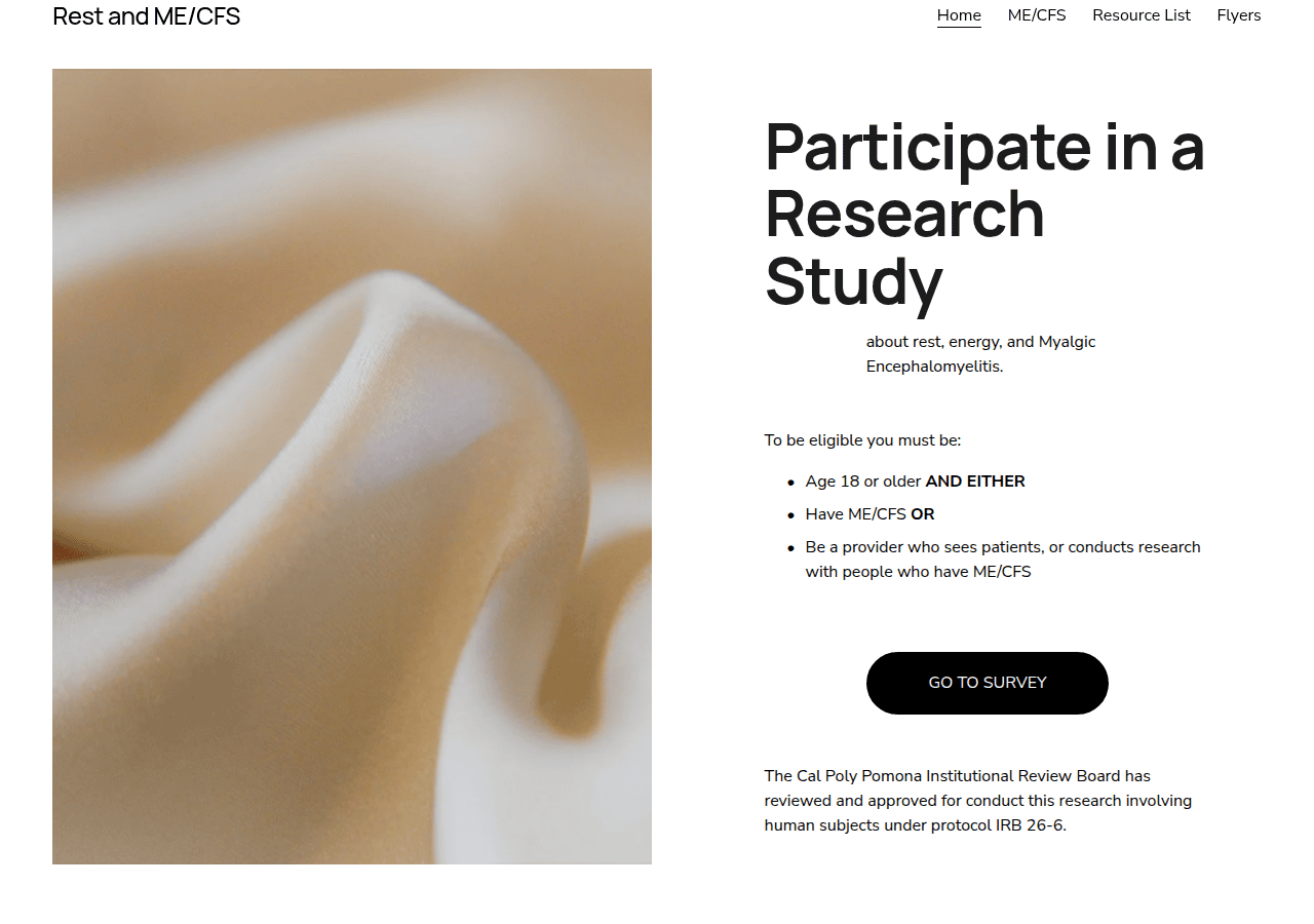 Screenshot of restandmecfs.com