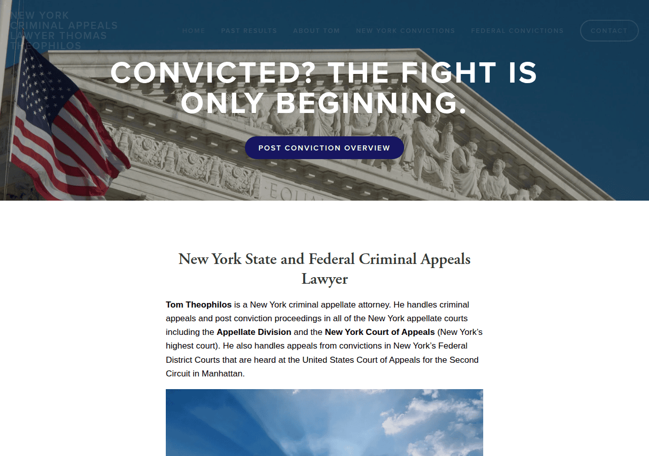 Screenshot of newyorkcriminalappealslawyer.com