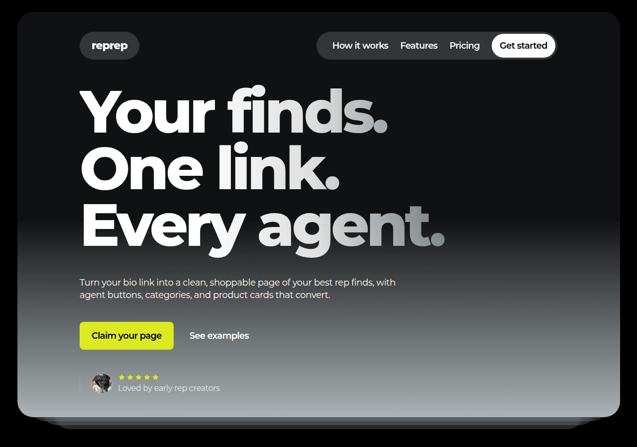 Screenshot of reprep.net