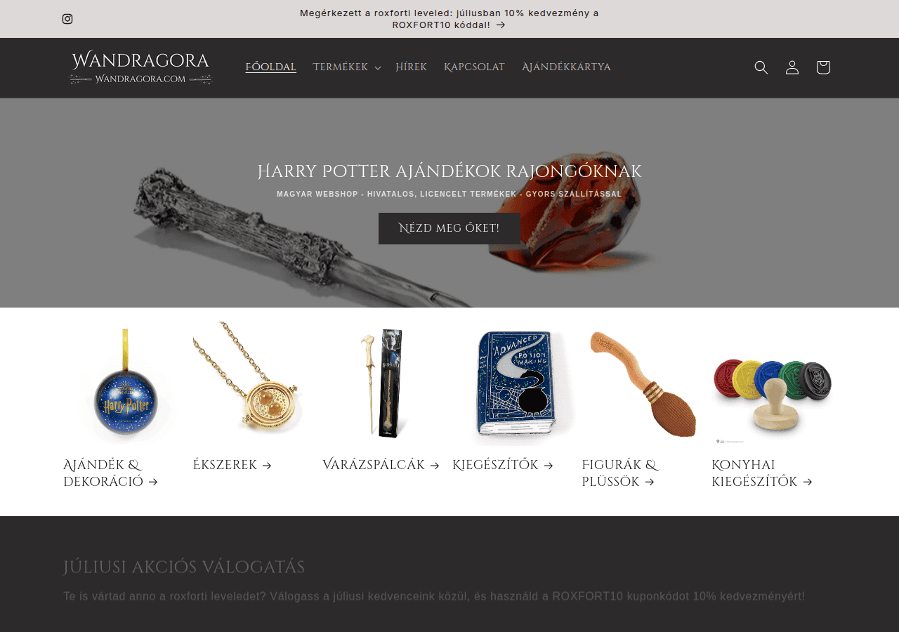 Screenshot of wandragora.com