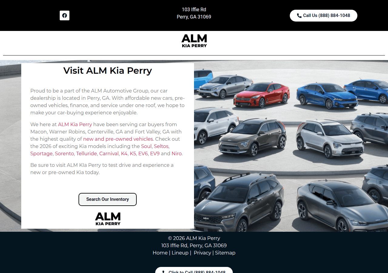 Screenshot of visitalmkiaperry.com