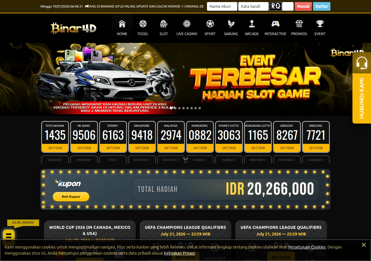 Screenshot of binarkita2.xyz