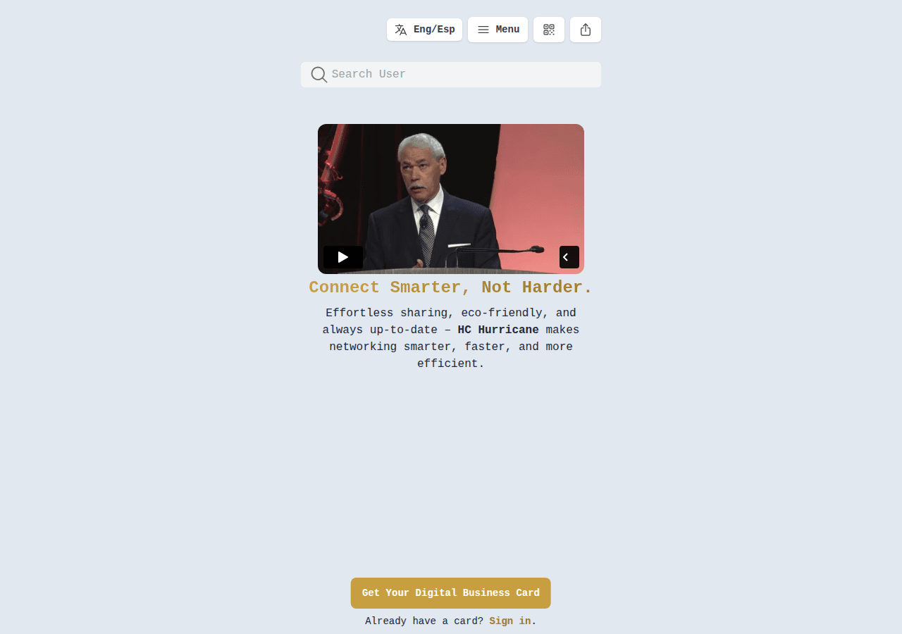 Screenshot of hchurricane.com
