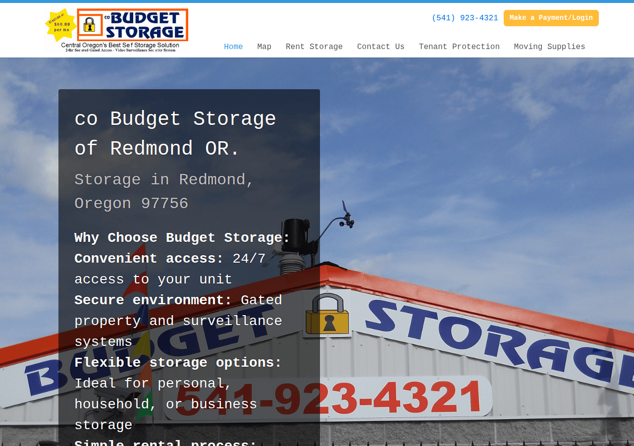 Screenshot of storageunitsoftware.com