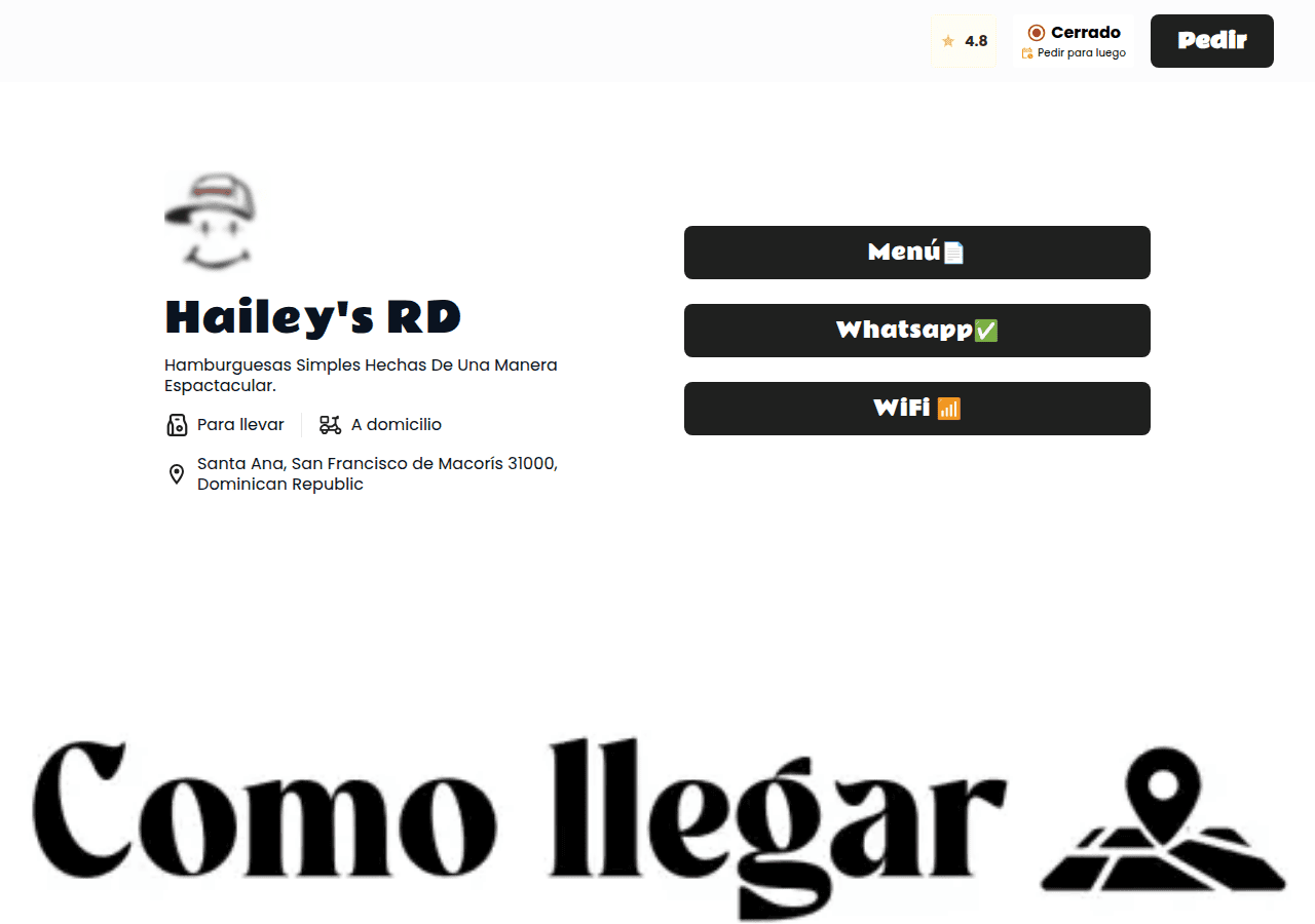 Screenshot of haileysrd.com
