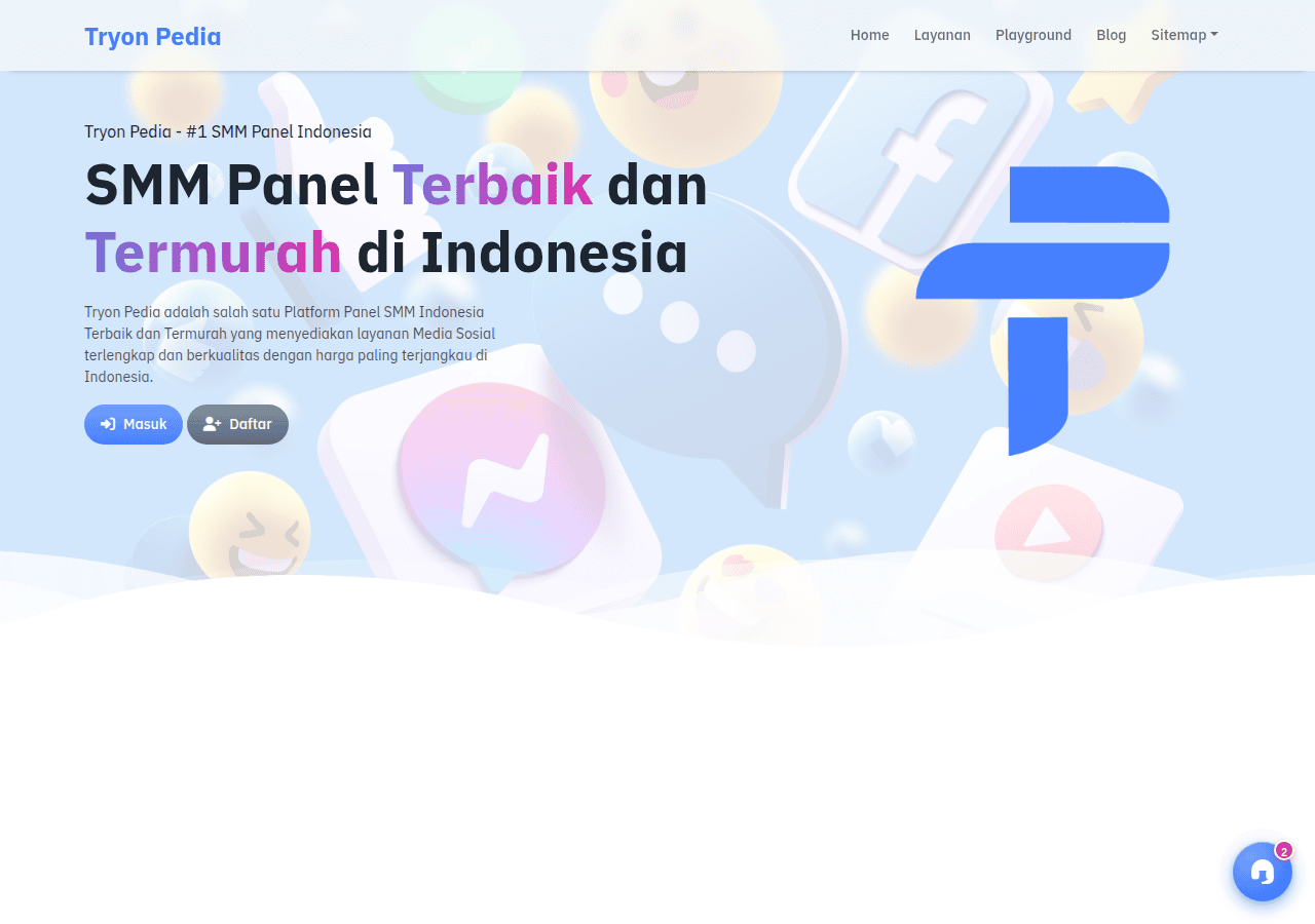 Screenshot of tryonpedia.id