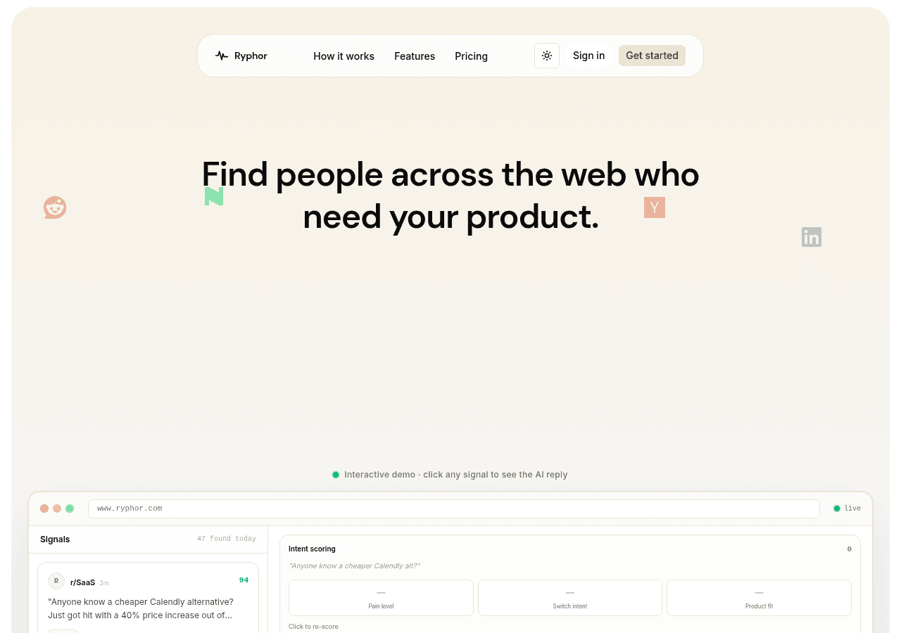 Screenshot of ryphor.com