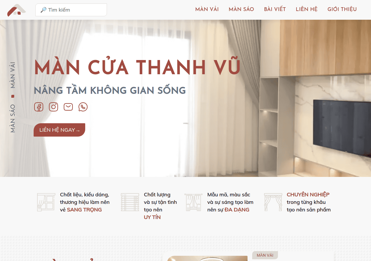 Screenshot of mancuathanhvu.com