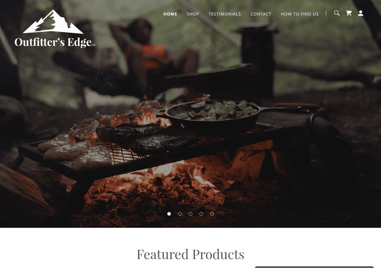 Screenshot of outfitters-edge.com