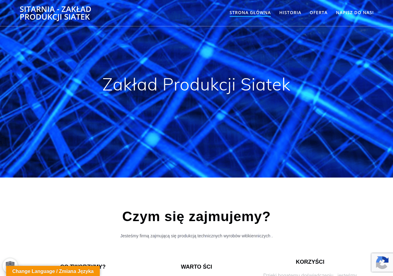 Screenshot of sitarnia.pl