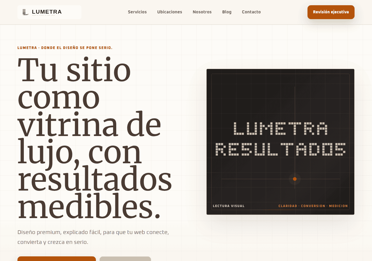 Screenshot of ailumetra.com.mx